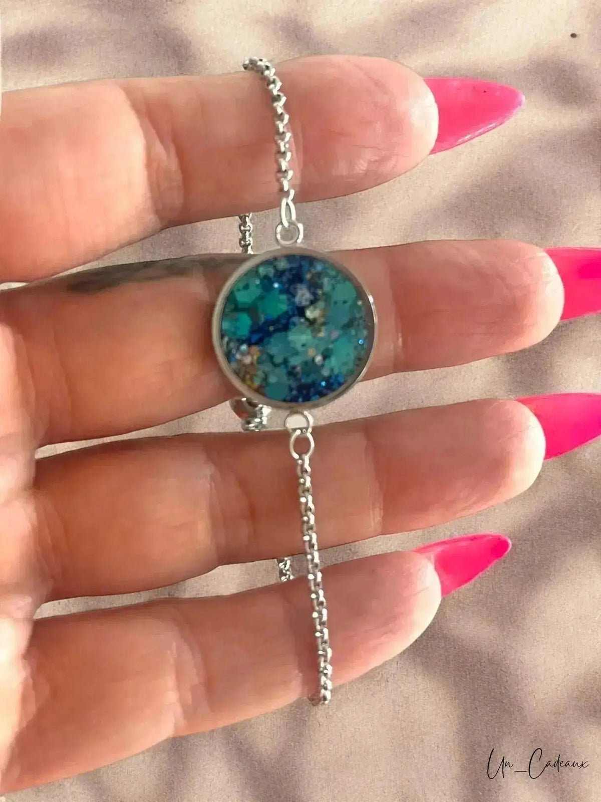 Bracciale turchese e argento - Un_Cadeaux