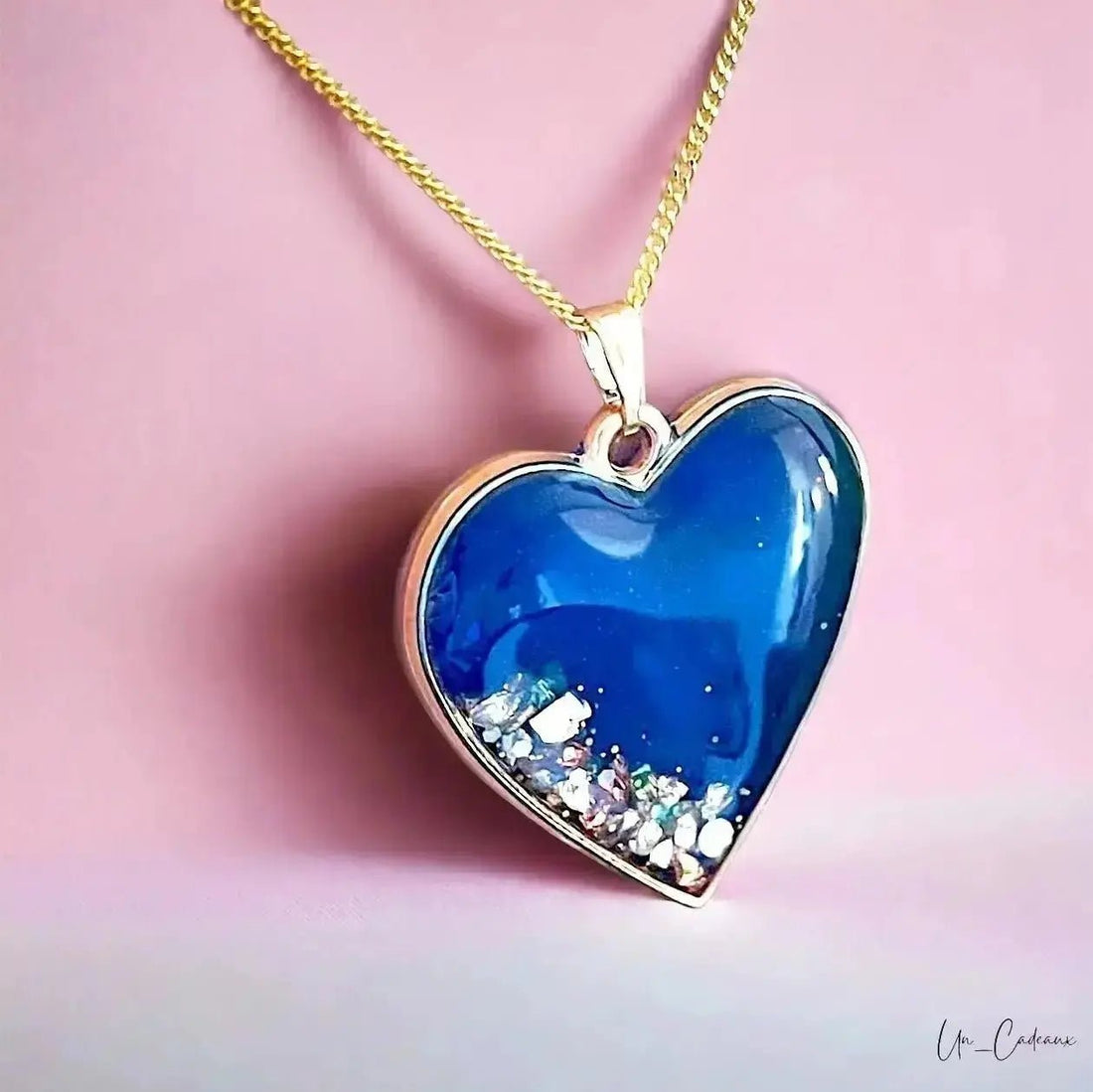 Ciondolo cuore Blue oceano 💙 - Un_Cadeaux