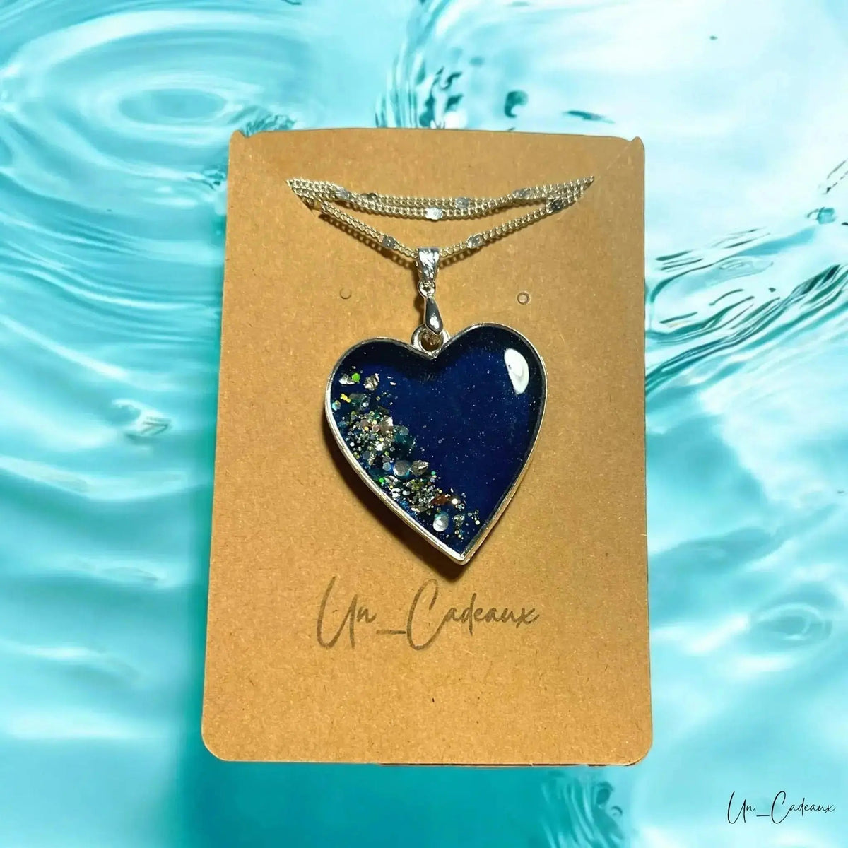 Ciondolo cuore Blue oceano 💙 - Un_Cadeaux