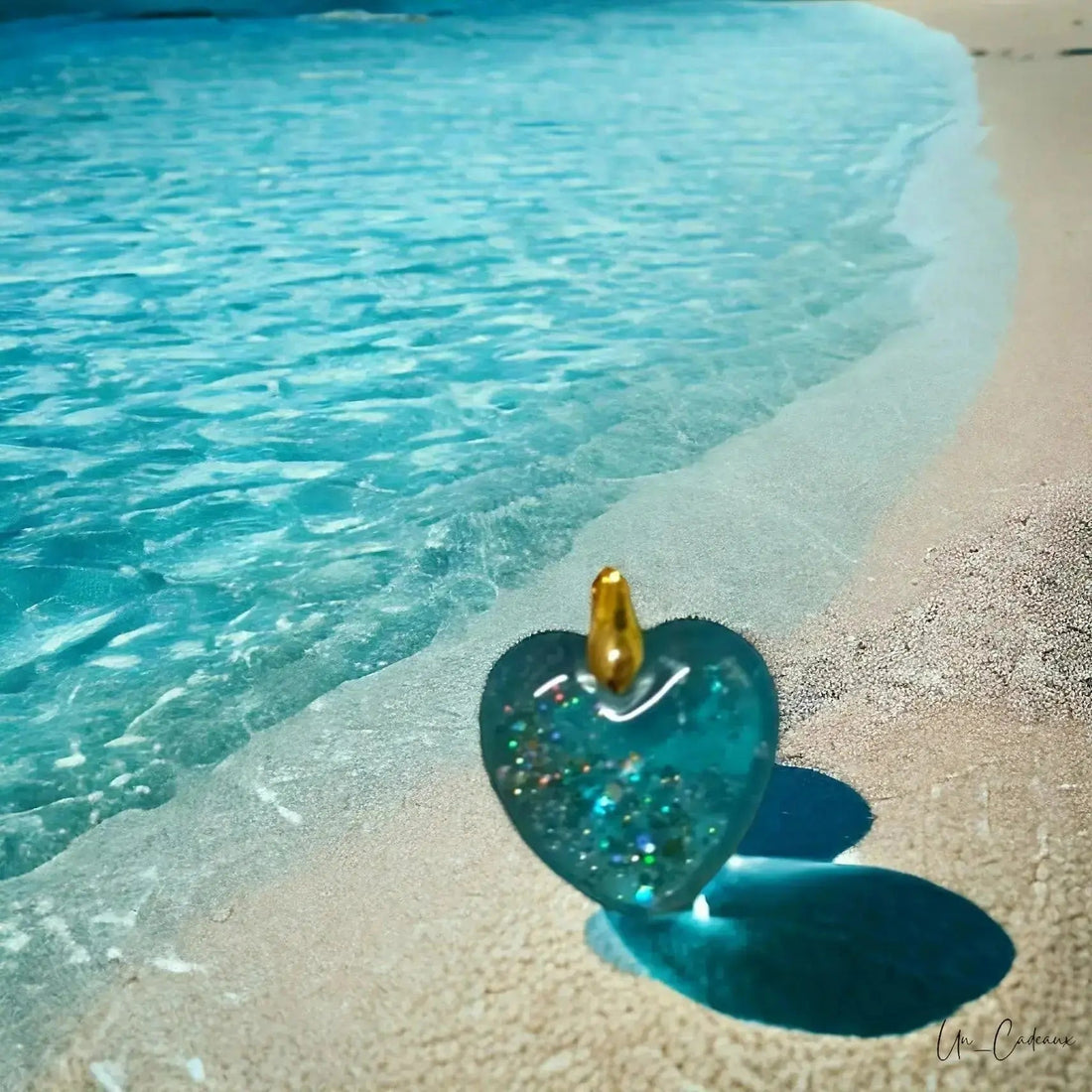 Ciondolo cuore turchese💎 - Un_Cadeaux