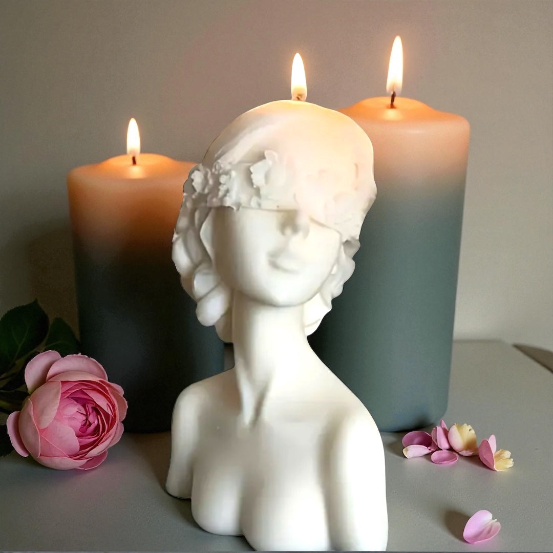 Esempio di bomboniera Candela Athena