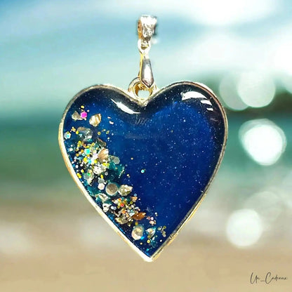 Ciondolo cuore Blue oceano 💙 - Un_Cadeaux