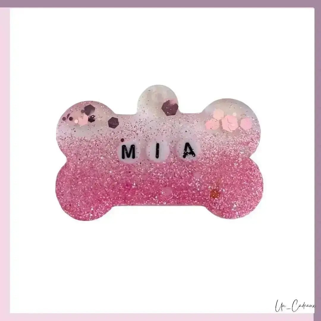Medaglietta per cani glitter - Un_Cadeaux